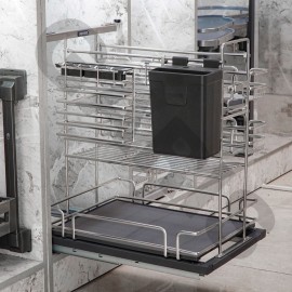 Giá để dao thớt, gia vị, chai lọ, rổ nan oval, cánh kéo GMV2 (Mã cũ MM02V)