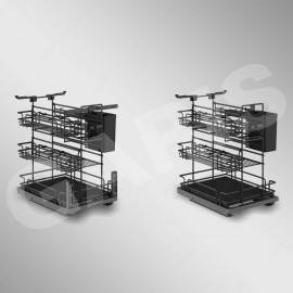 Giá để dao thớt, gia vị, chai lọ, rổ nan oval, cánh kéo GMN2 (Mã cũ MM02N)