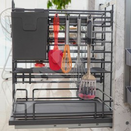 Giá để dao thớt, gia vị, chai lọ, rổ nan oval, cánh kéo GMN2 (Mã cũ MM02N)