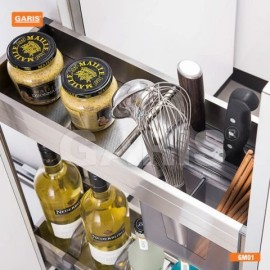 Giá chai lọ, dao thớt đa năng Garis GK01 inox tâm