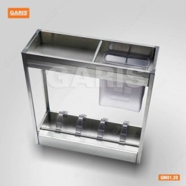 Giá chai lọ, dao thớt đa năng Garis GK01 inox tâm
