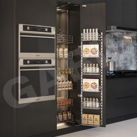 Tủ đồ khô 6 tầng, rổ nan oval, cánh mở GSV645 (Mã cũ MS6.45V)