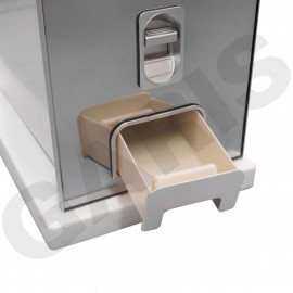 Thùng gạo điện tử mặt gương, 01 khoang, viền nhôm vát cạnh, nút nhấn xuống MR06.30ME