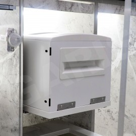 Thùng gạo 10kg, cánh kéo/mở, KT mặt cánh 300mm GRP530 nhựa ABS cao cấp