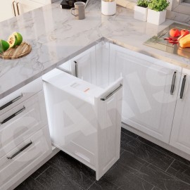 Thùng gạo 15kg, cánh kéo, KT mặt cánh 200mm GRP120 nhựa ABS cao cấp