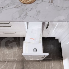 Thùng gạo 15kg, cánh kéo, KT mặt cánh 200mm GRP120 nhựa ABS cao cấp