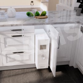 Thùng gạo 15kg, cánh mở, KT mặt cánh 250mm GR02.25 nhựa ABS cao cấp