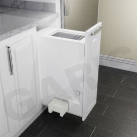 Thùng gạo 25kg, cánh kéo, KT mặt cánh 300mm GRP830 nhựa ABS cao cấp