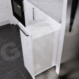 Thùng gạo 25kg, cánh kéo, KT mặt cánh 300mm GRP830 nhựa ABS cao cấp