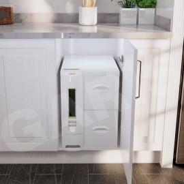 Thùng gạo 30kg, cánh mở, 03 khoang GR09.45