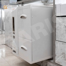 Thùng gạo 30kg, cánh mở, 03 khoang GR09.45