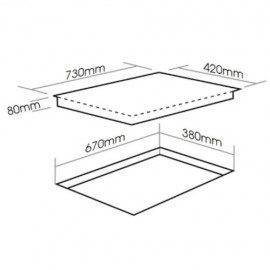 Bếp từ đôi Faster FS 988I