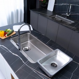 CHẬU RỬA BÁT 1 HỐ NOBINOX NOVA A382