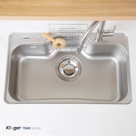 Chậu rửa bát 1 hố Kluger KT8050FS Basic - chống xươc - Bảo hành 10 năm
