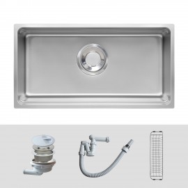 Chậu rửa bát Kluger KU8844FS Basic - chống xước - Bảo hành 10 năm