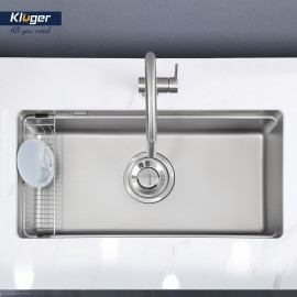 Chậu rửa bát Kluger KU8844FS Basic - chống xước - Bảo hành 10 năm