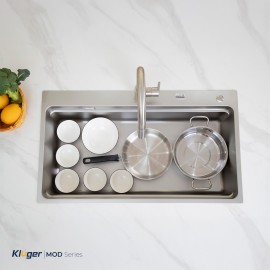 Chậu rửa bát Kluger KF8850FS Basic - Chống xước - Bảo hành 10 năm
