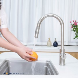 Vòi rửa bát dây rút Kluger KLF0030S - Bảo hành chính hãng