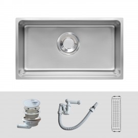 Chậu rửa bát 1 hố Kluger KU7844FS Basic - chống xước - Bảo hành 10 năm