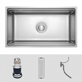Chậu rửa bát 1 hố chống xước Kluger KG7044FS-S70 Cao cấp