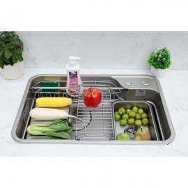 Chậu rửa bát 1 hố Keeper KP-CR02-7548Lux hạt sần chống xước