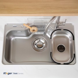 Chậu rửa bát 1 hố chống xước Kluger KT8050FS – S80 Plus