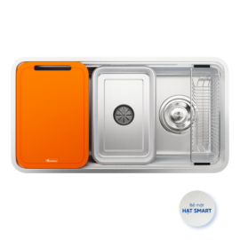 Chậu rửa bát phong cách Nhật chống xước Tari Smart 8847