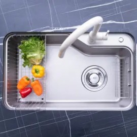 CHẬU RỬA BÁT 1 HỐ NOBINOX NOVA A181HQ